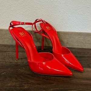 Jessica Simpson Red High Heels (Size 8.5)